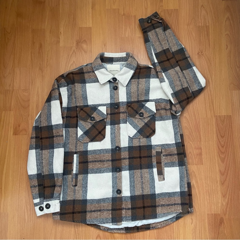 Thread & Supply Lined Flannel Jacket Women’s Small